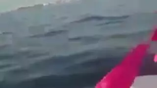 حصري: رقصة بيكيني عارضة تونسية ومشهد أثدائها الكبيرة على الماء