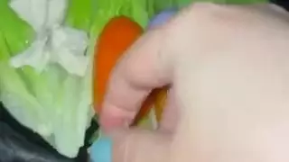 الدجاج والخضروات في بلدي العذراء في سن المراهقة جميلة سنة الرطب مثير الهواة الغذاء الولايات المتحدة الأمريكية